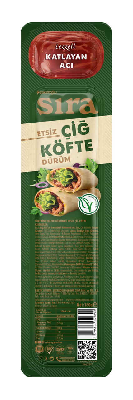 Sıra Dürüm Çiğ Köfte